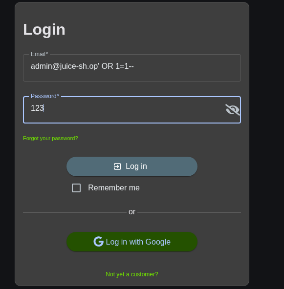 粘贴 SQL 注入 Payload