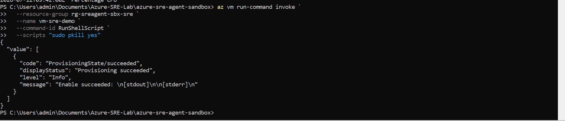 PowerShell 停止高 CPU 进程