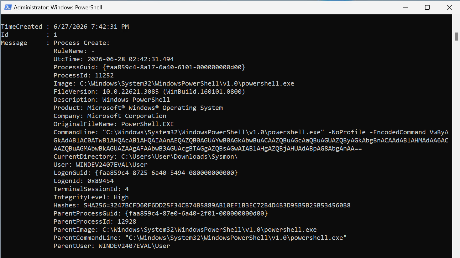 编码的 PowerShell 检测