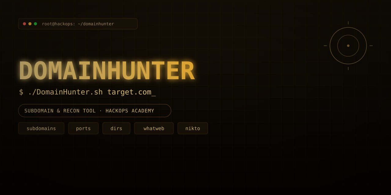 DomainHunter, made by HackOps Academy
