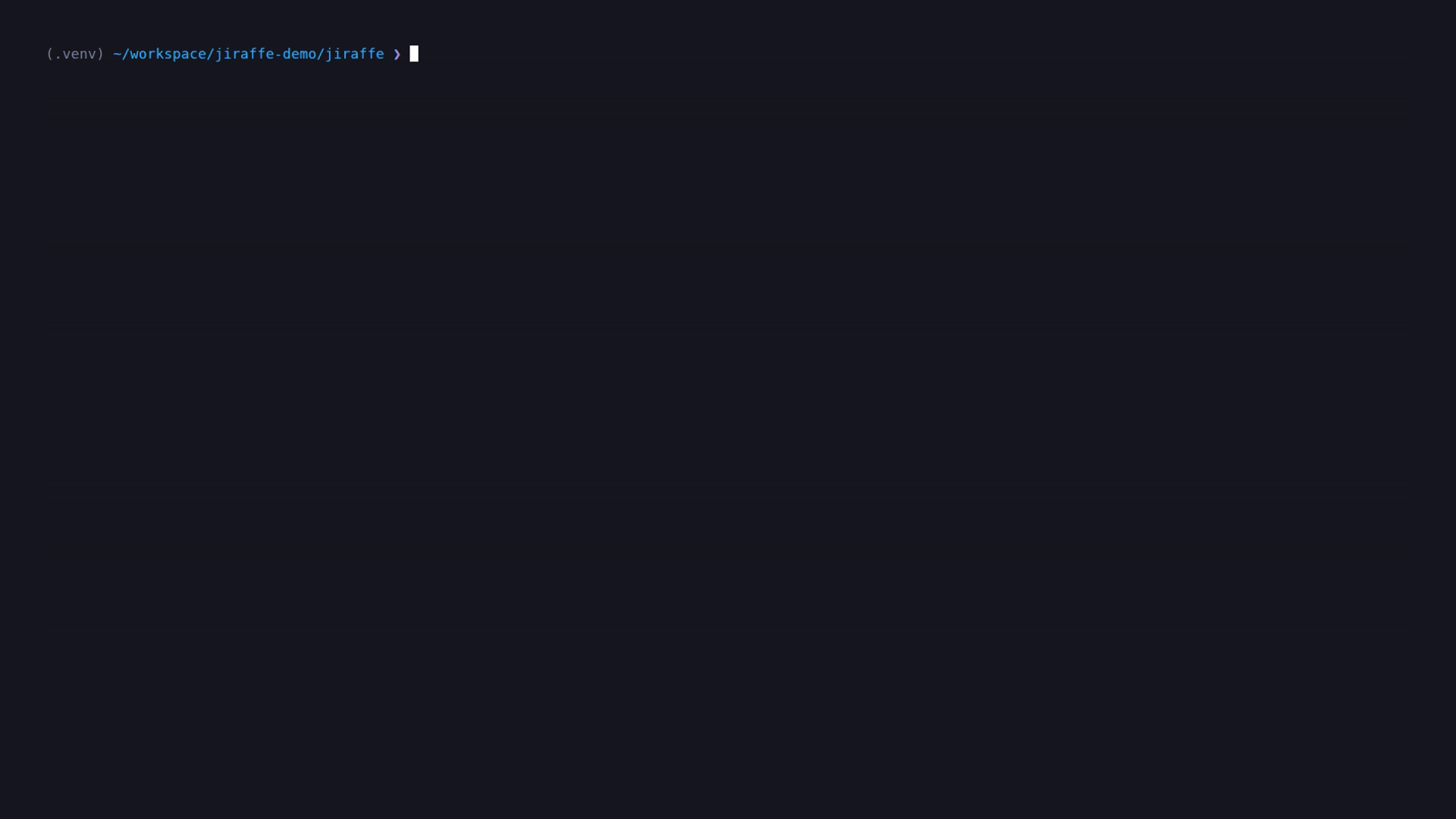 Jiraffe Demo