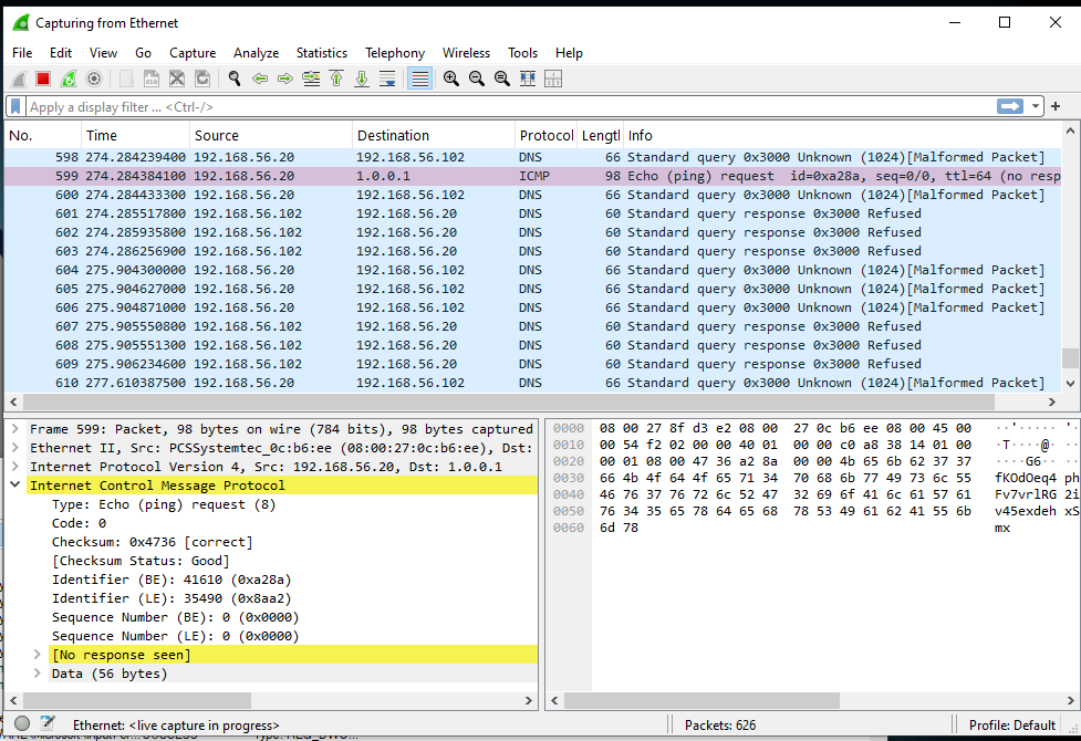 Wireshark 探测