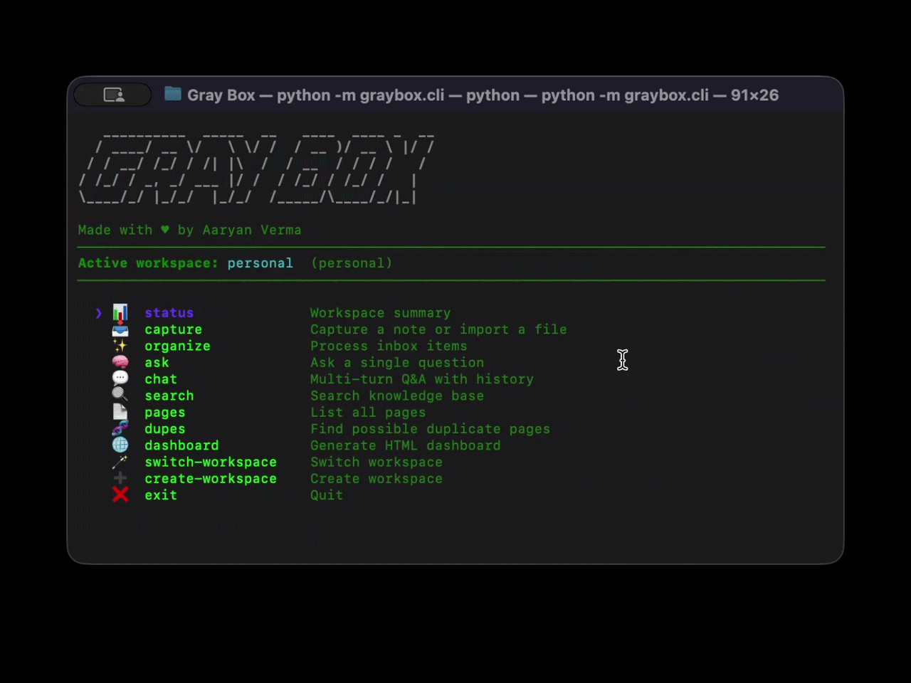 Gray Box Demo