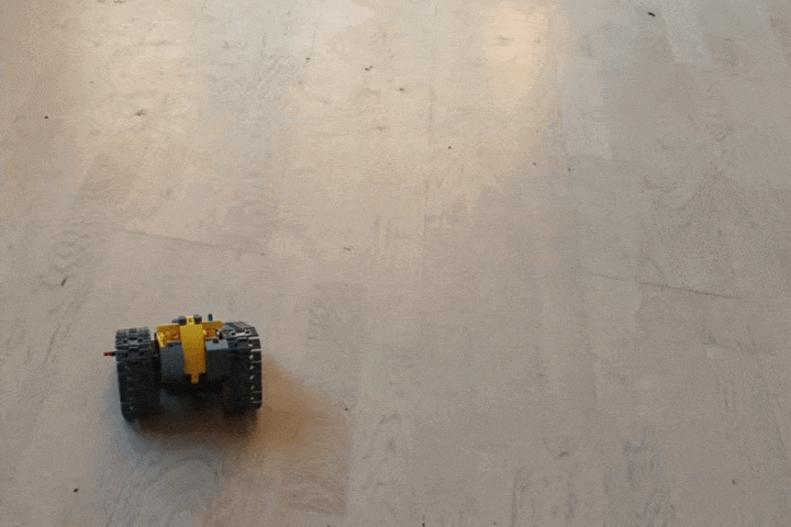 robot spinning in circles