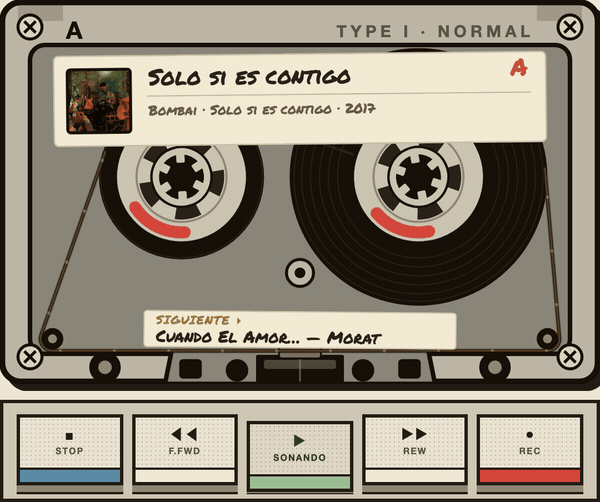 radio-dj cassette spinning