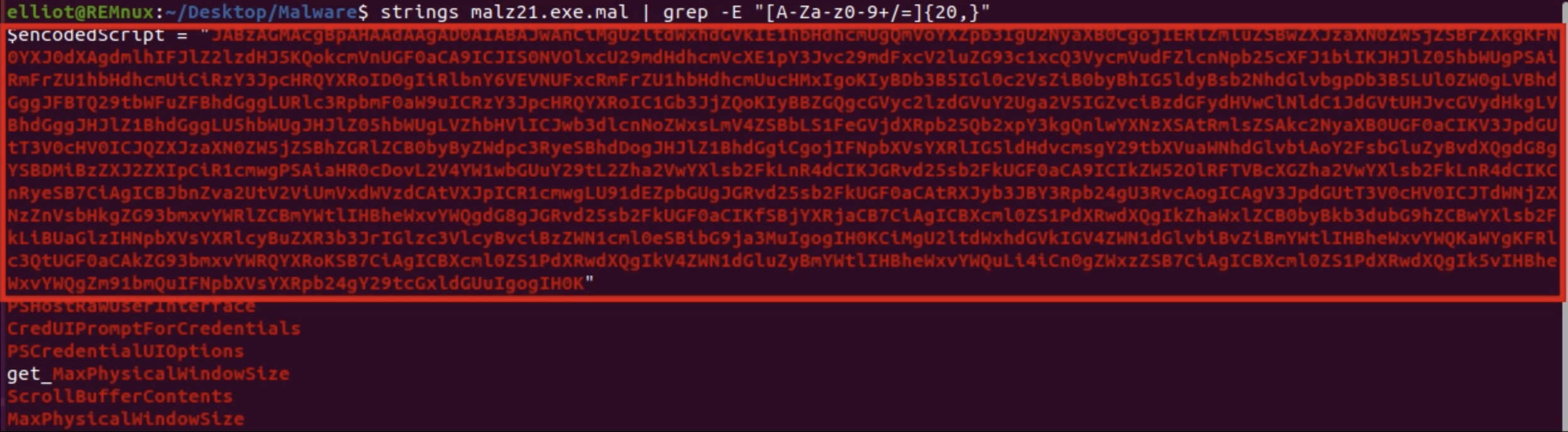 Base64 Detection
