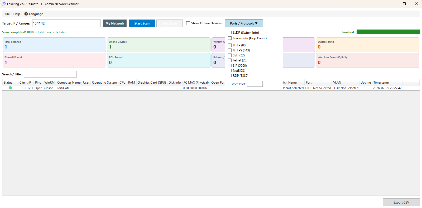 LokiPing Screenshot - 2