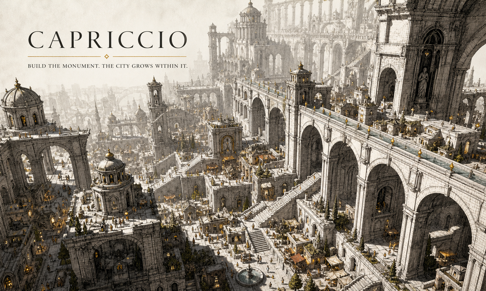Capriccio —— 一款皮拉内西风格的城市建造游戏