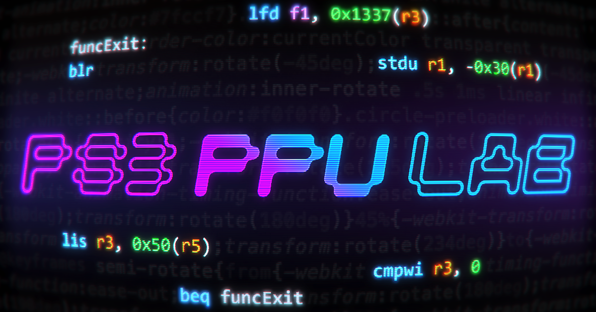 PS3 PPU Lab