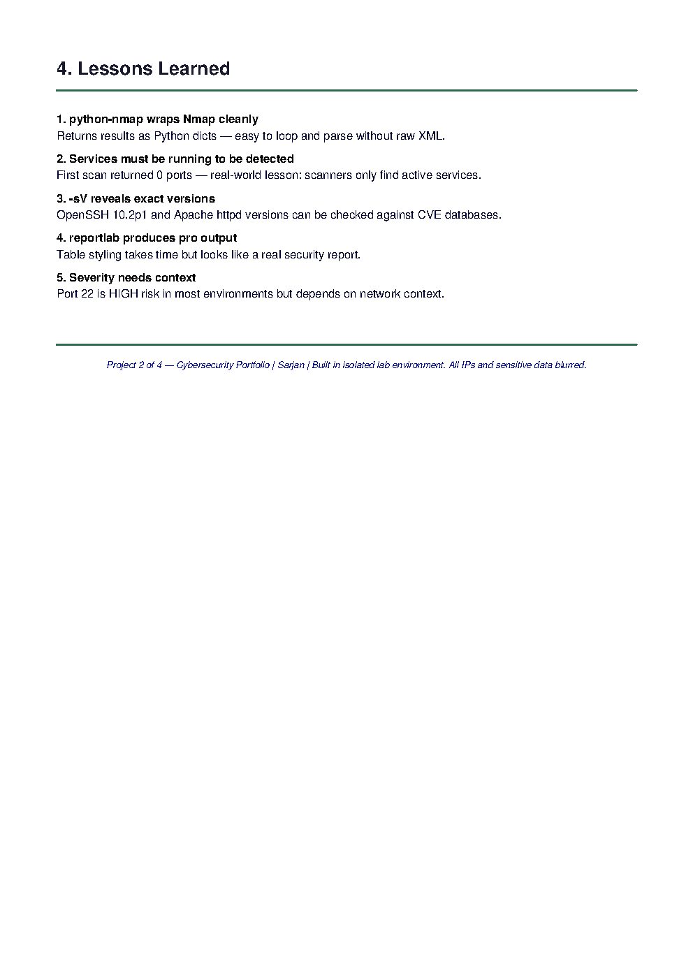 Report page 10