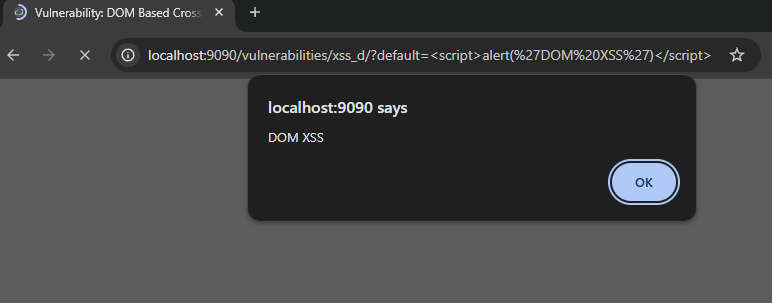 XSS DOM Low