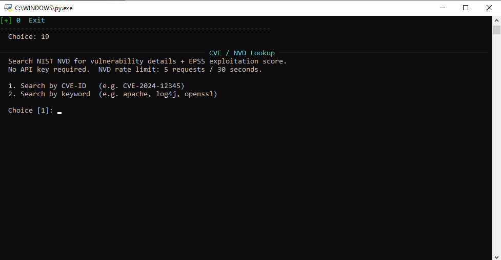 CVE / NVD 查询