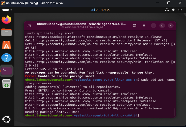 Ubuntu Universe 存储库启用