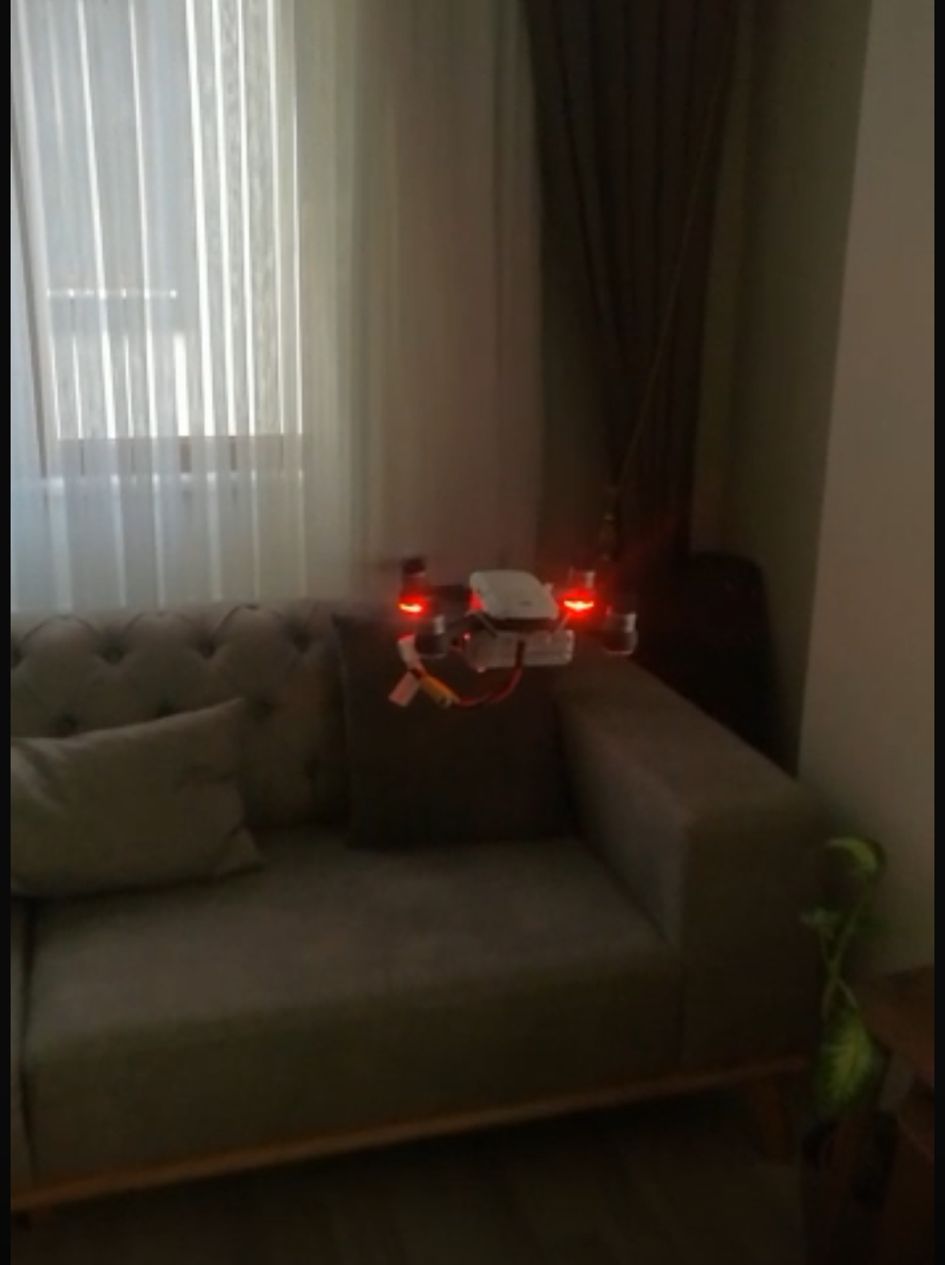 DJI Spark flying on SparkAltBatteryBoard