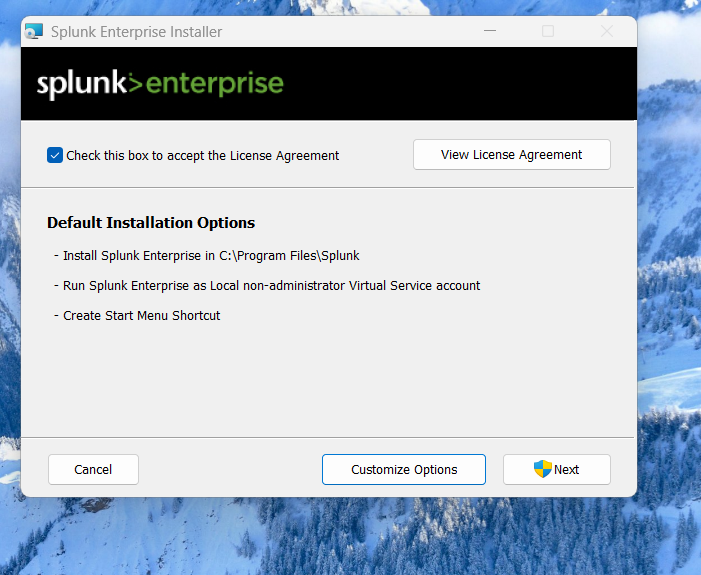 01 Splunk Enterprise 设置向导