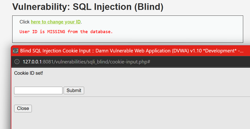 sql injection blind high