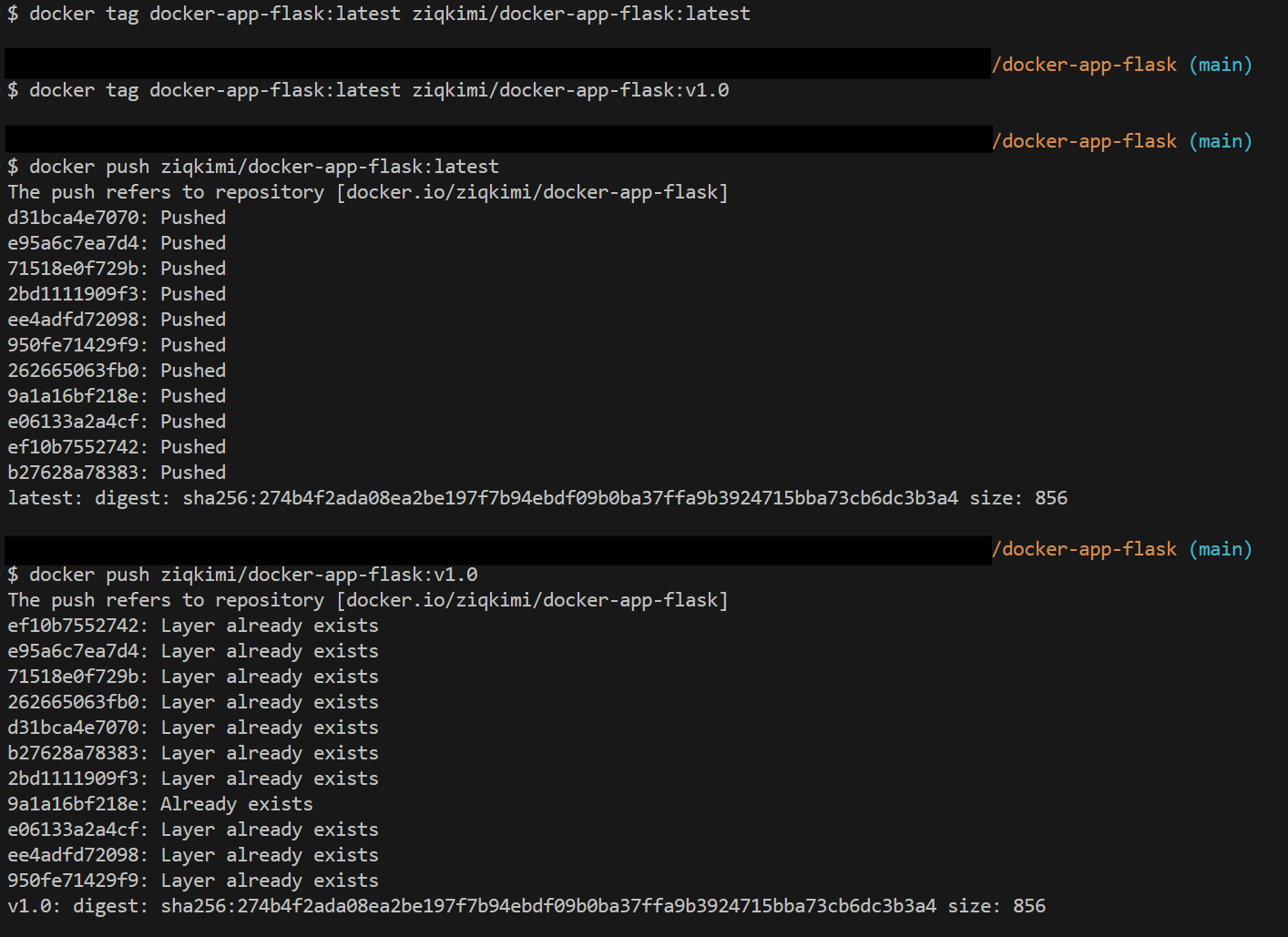 Docker 标签推送