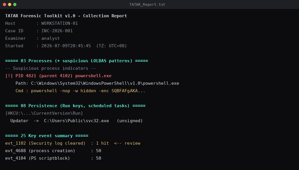 Sample report