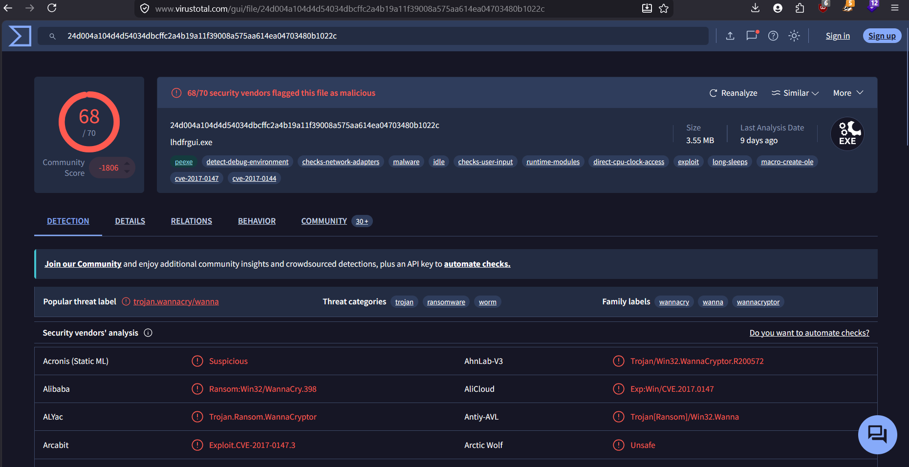 VirusTotal