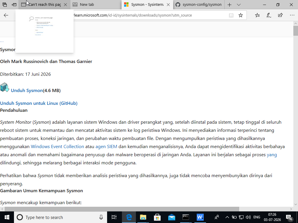 Sysmon config 规则已加载