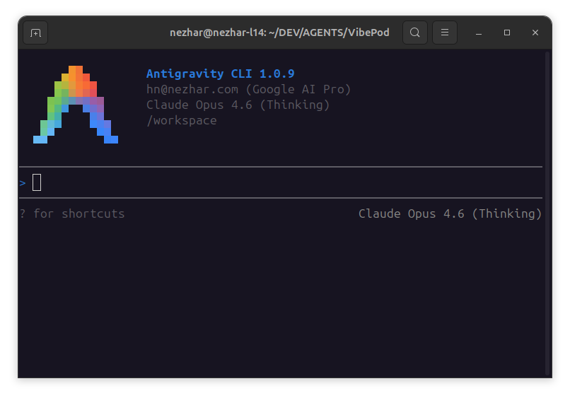 Antigravity CLI