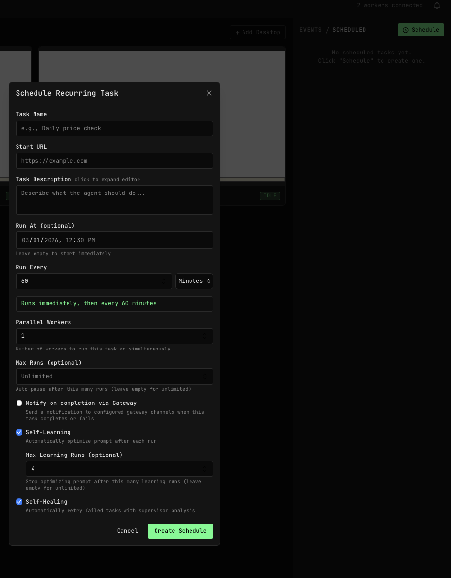 Figaro Scheduled Tasks