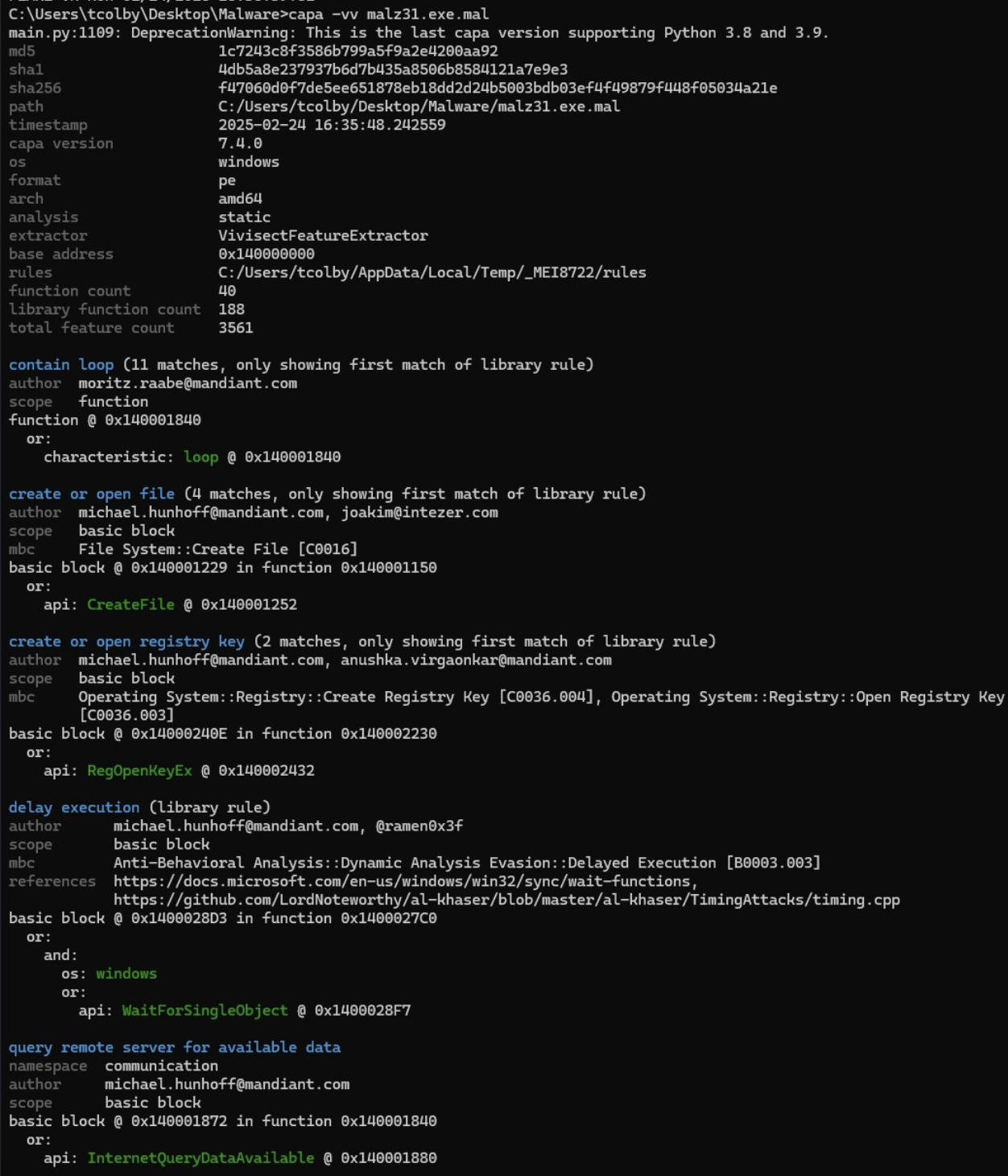 CAPA Double Verbose