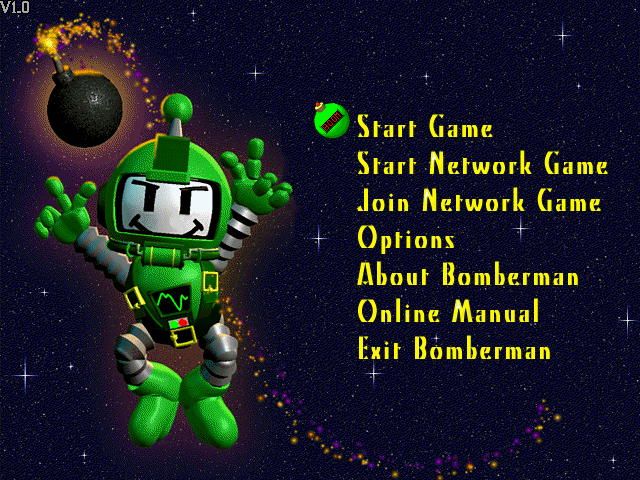 Open Bomberman's main menu