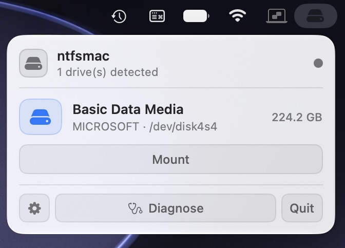 ntfsmac popup screenshot 1