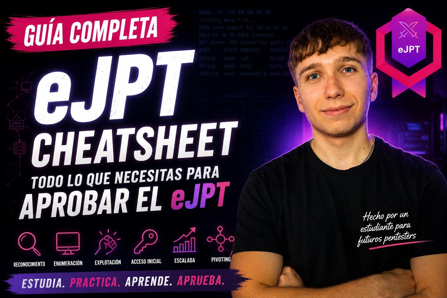 Portada eJPT Cheatsheet