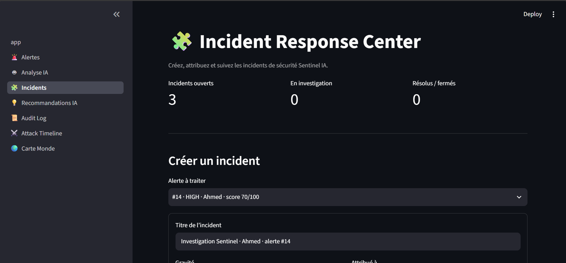 Incidents