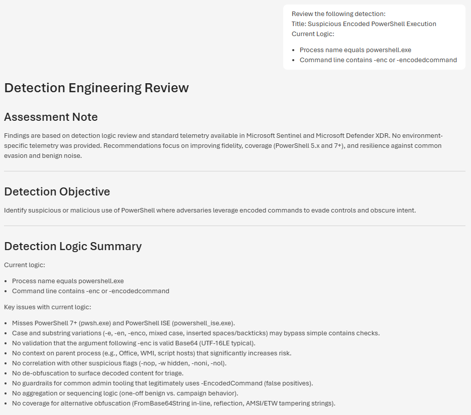 Detection Review