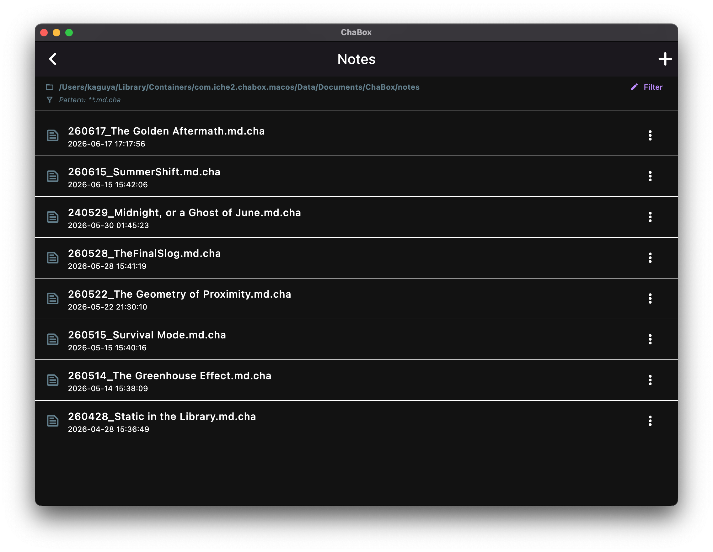 Keep private notes encrypted in one place with a clear, efficient list-based management view