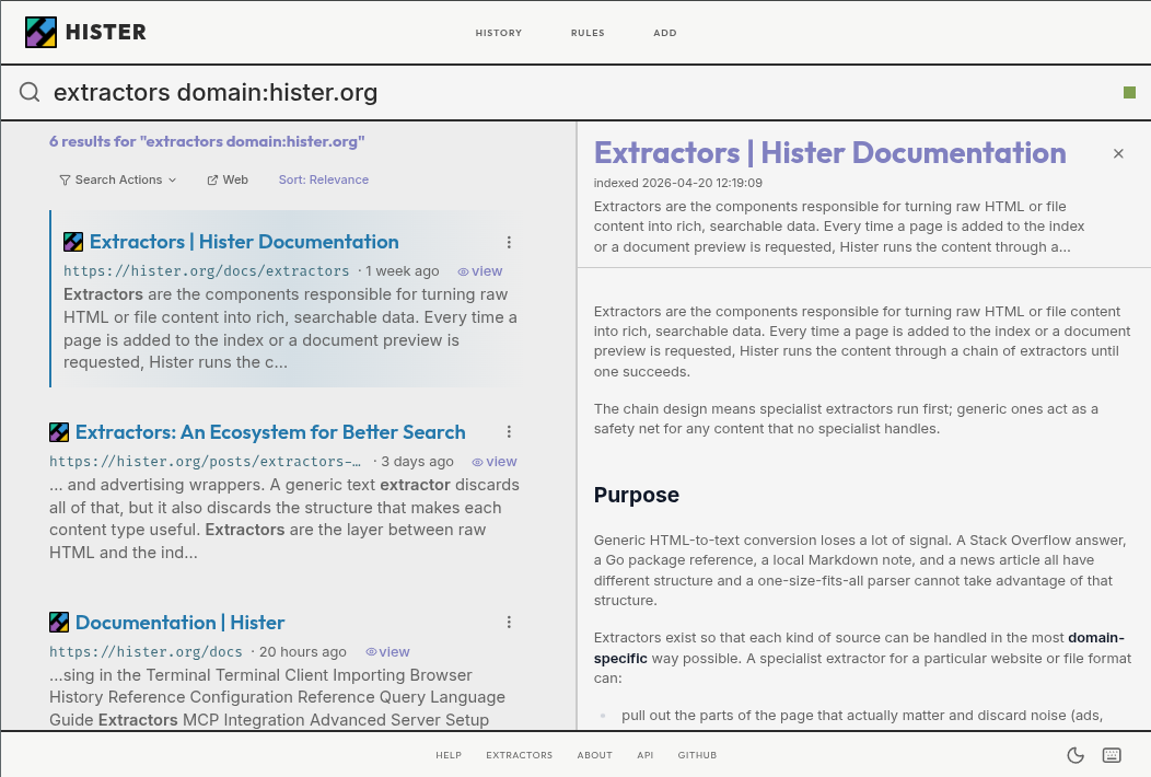 hister 截图