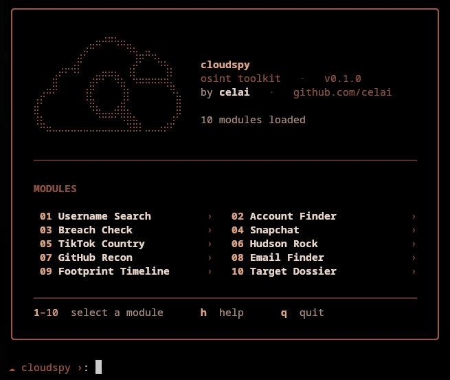 cloudspy preview