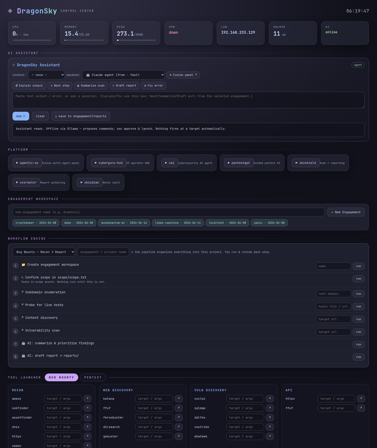 Control Center