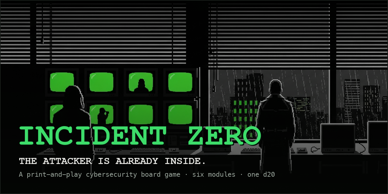 Incident Zero — 攻击者已经潜入内部