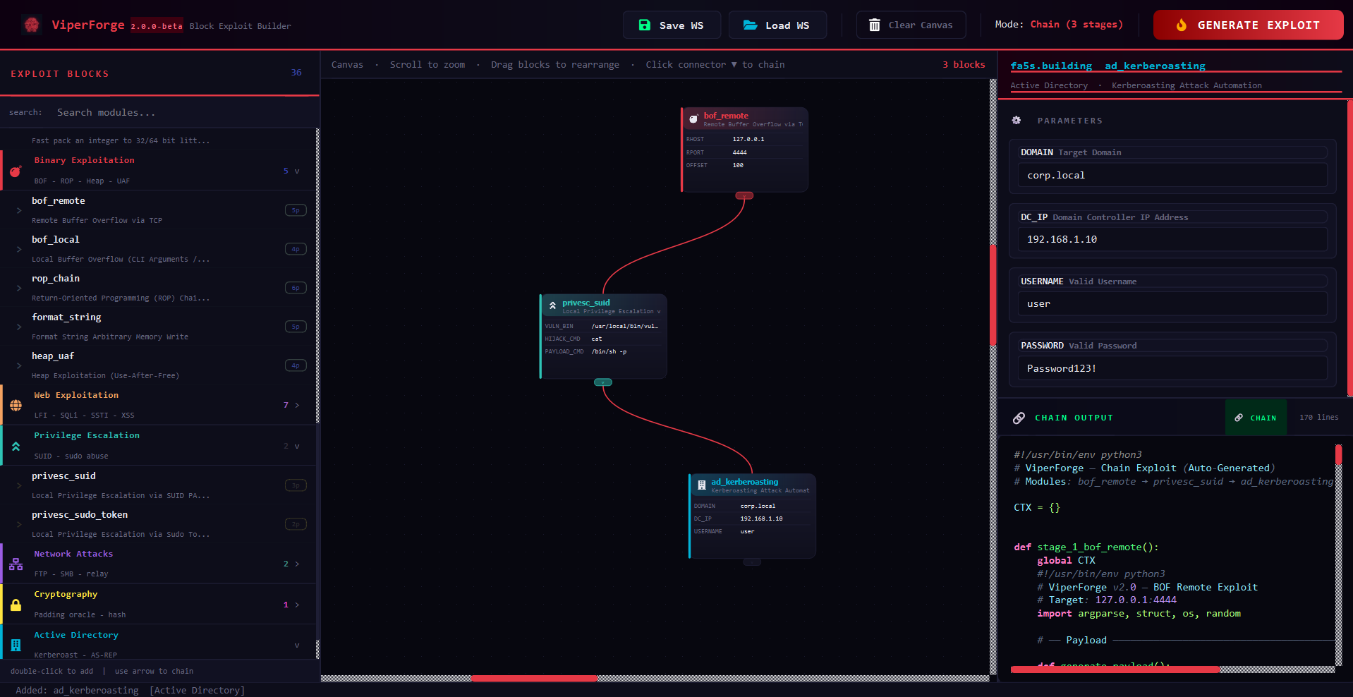 ViperForge v2.0 GUI
