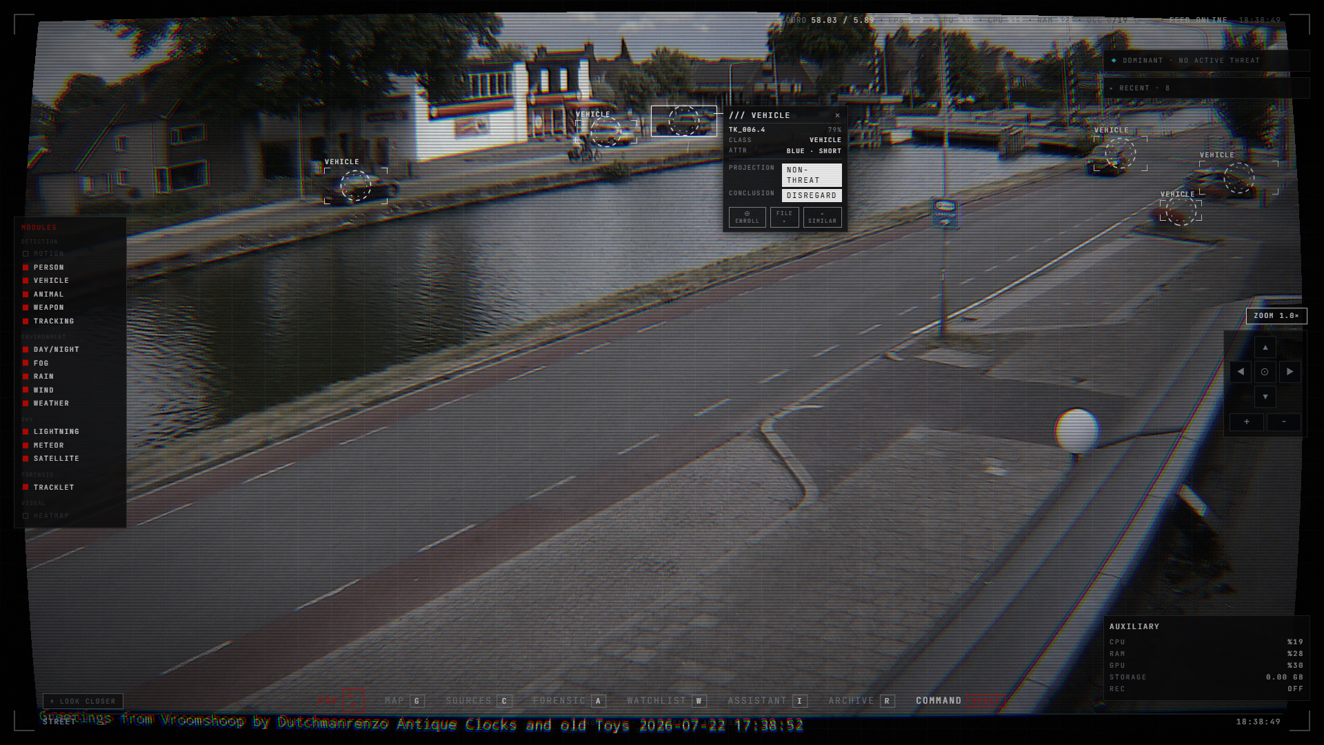 Camera detail and image processing