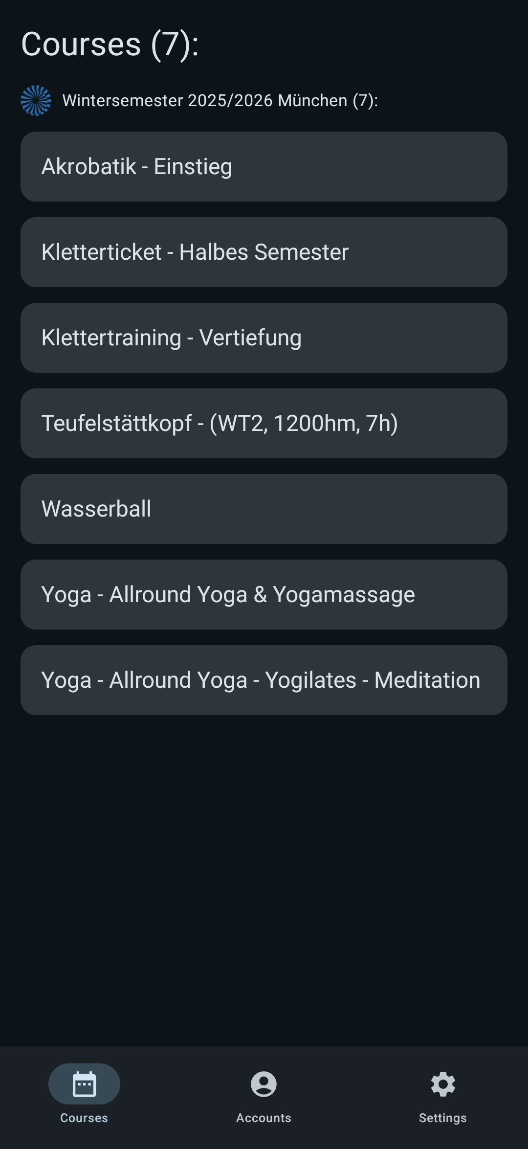 Course overview