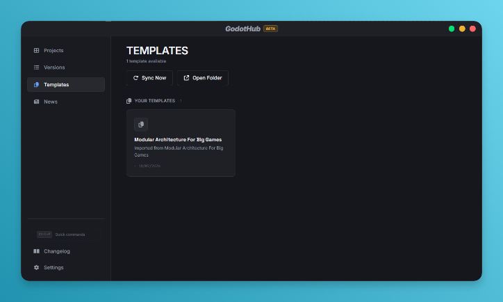 Templates View