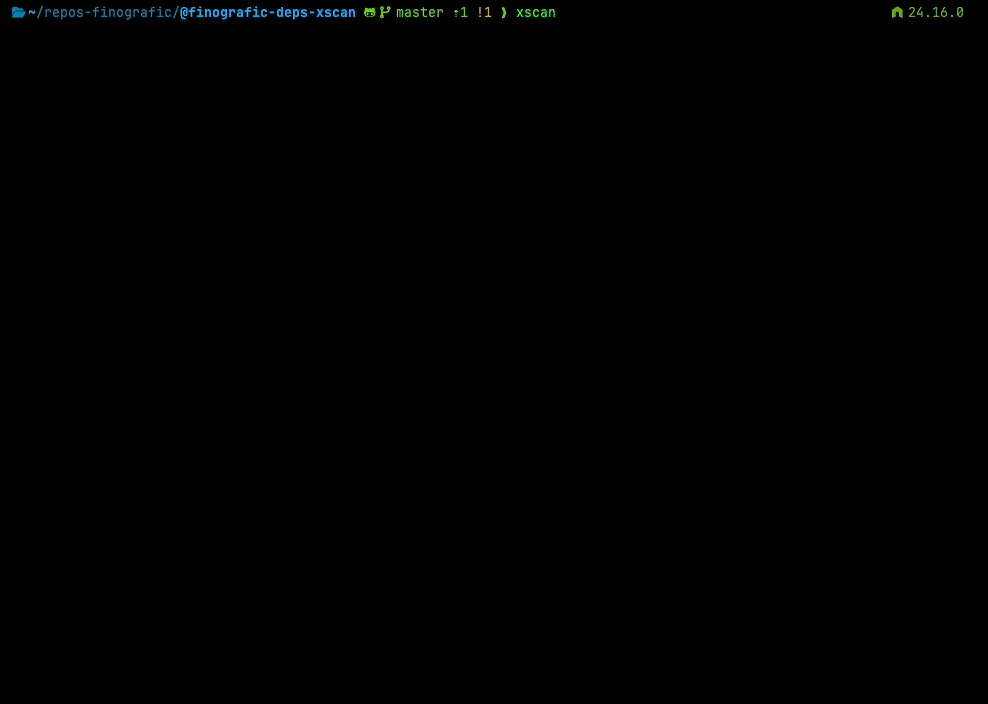 deps-xscan demo