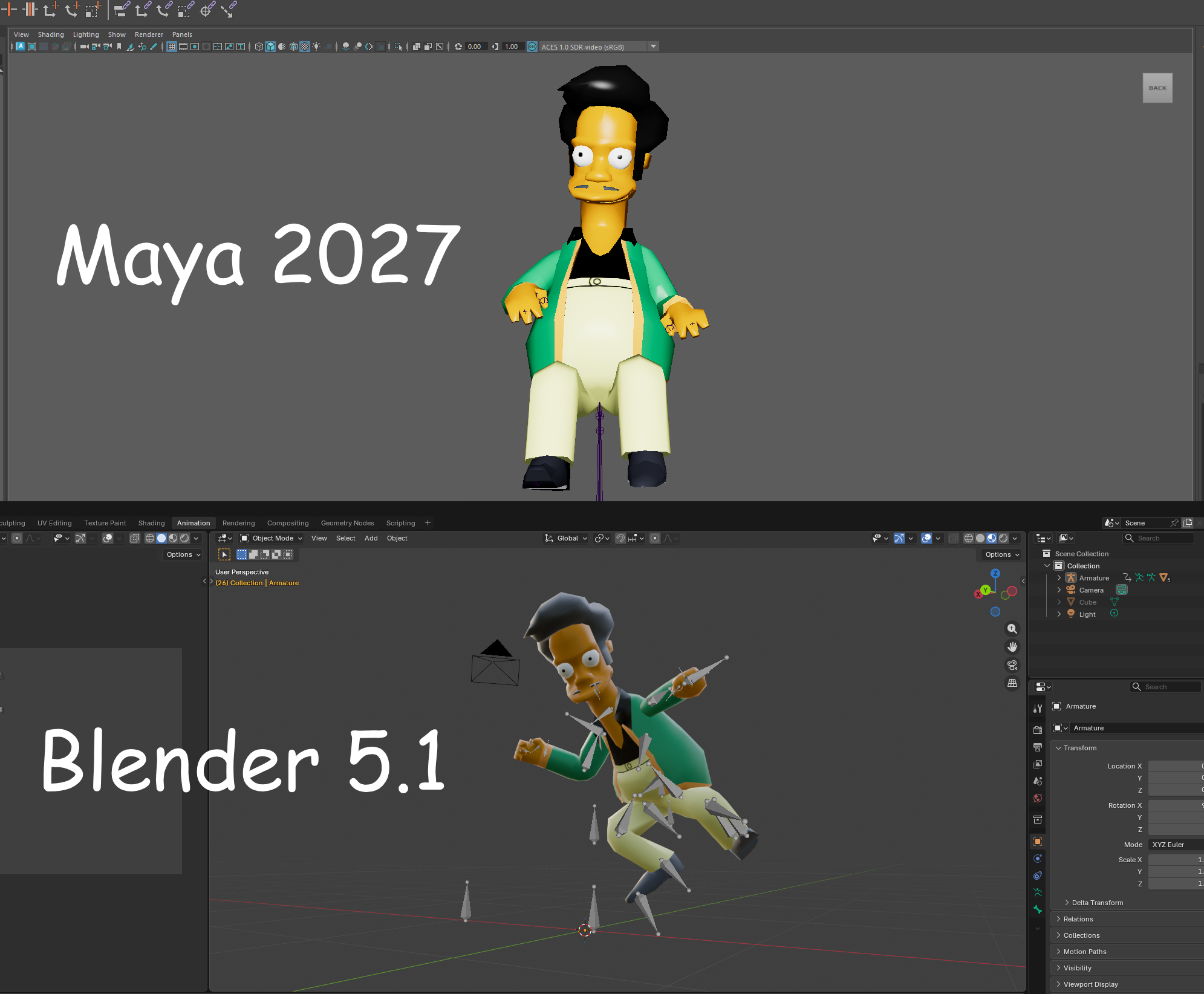 角色 FBX 验证