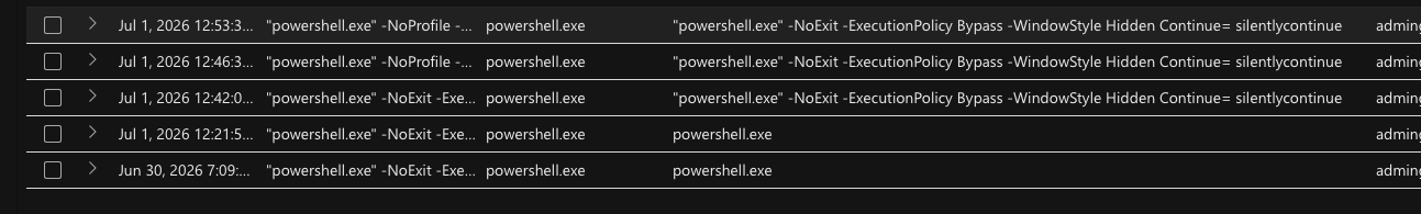 KQL 查询 3 - 混淆的 PowerShell 结果