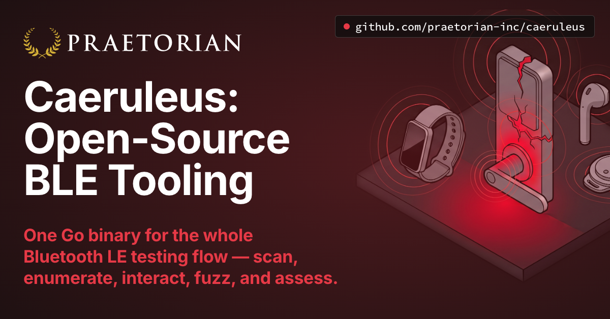 Caeruleus - Bluetooth Low Energy security testing, consolidated into one Go binary