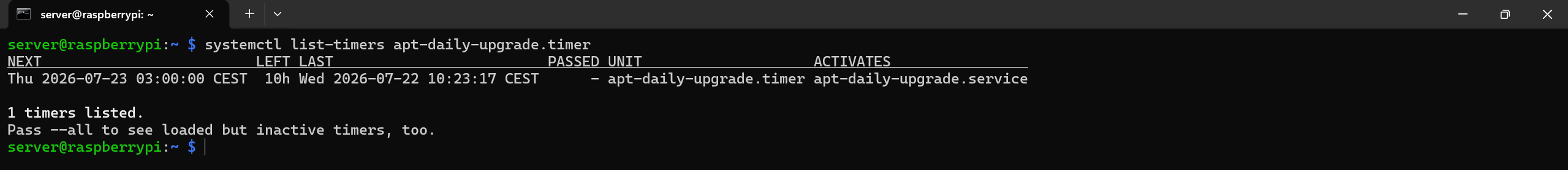 Systemd 定时器
