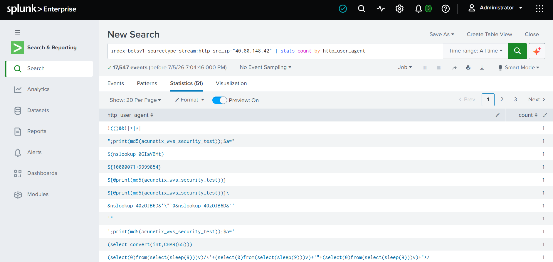 User-Agent 分析