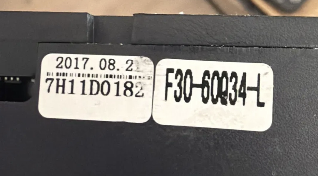 Receiver enclosure labels