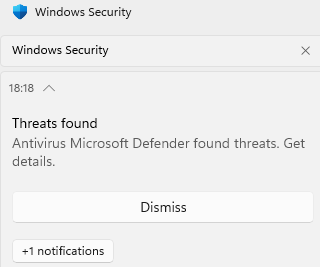 Windows Defender 标记 EICAR 测试文件